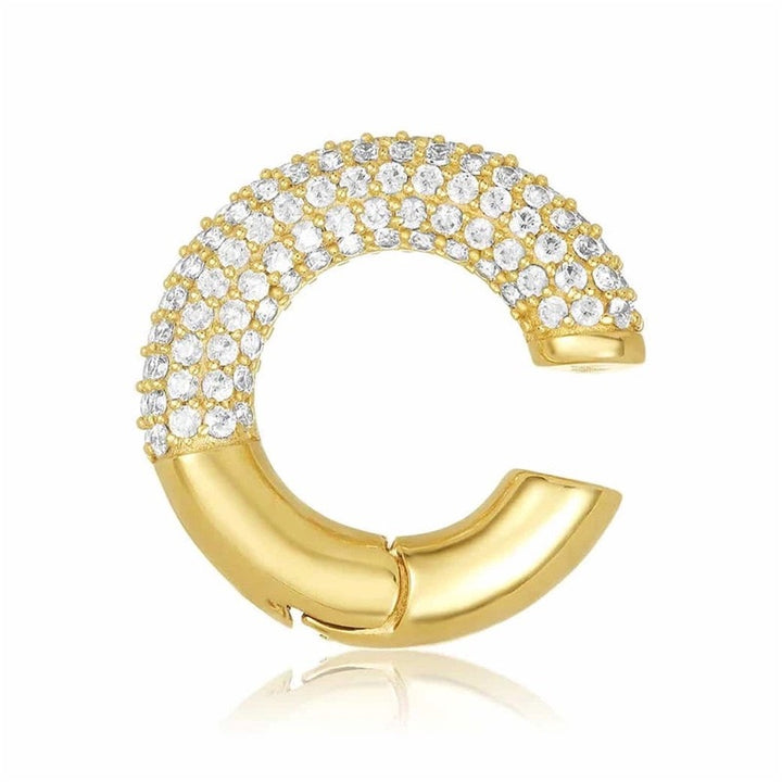 18k gold plated - zirconia ear bone cuff Tilly