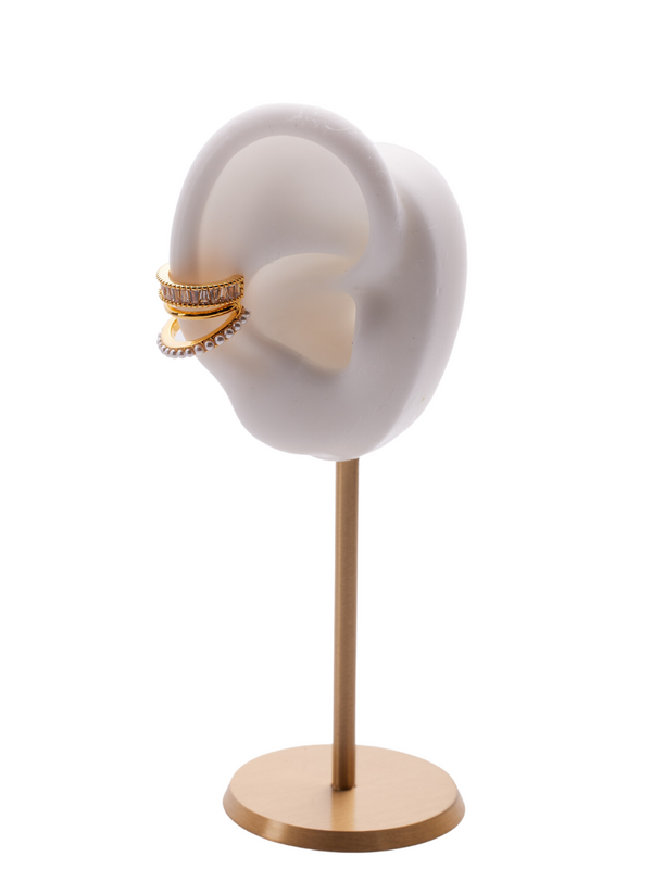 mini pearls - double layer ear bone clip