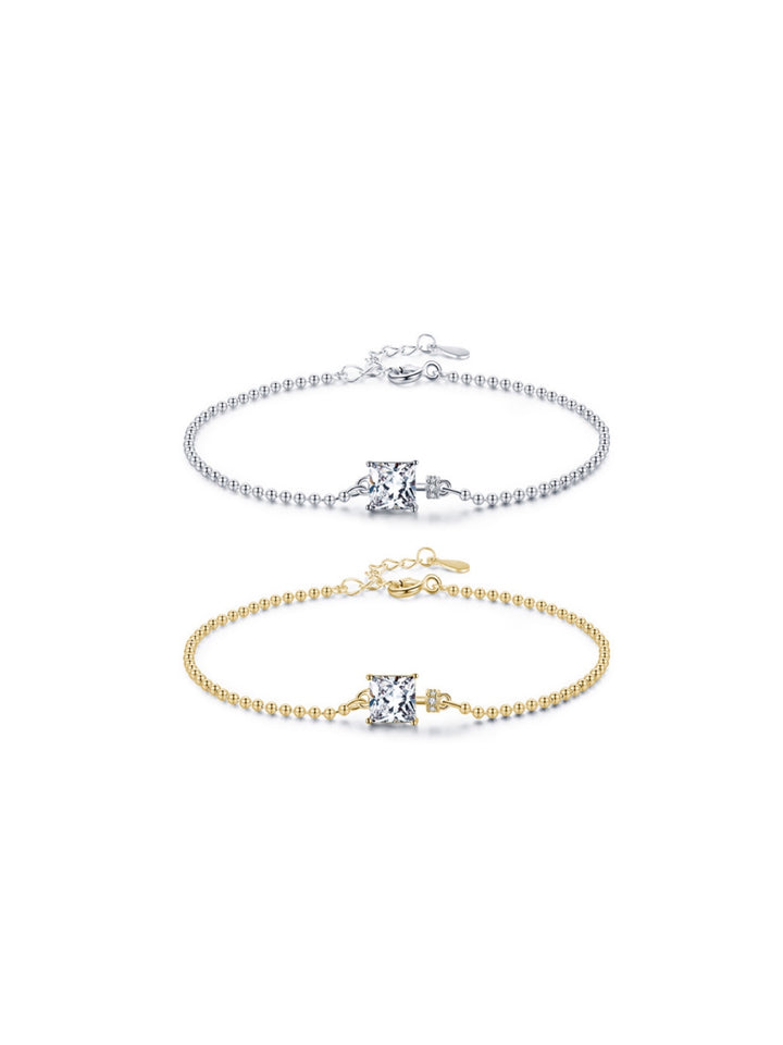 s925 sterling silver - classic zirconia bracelet