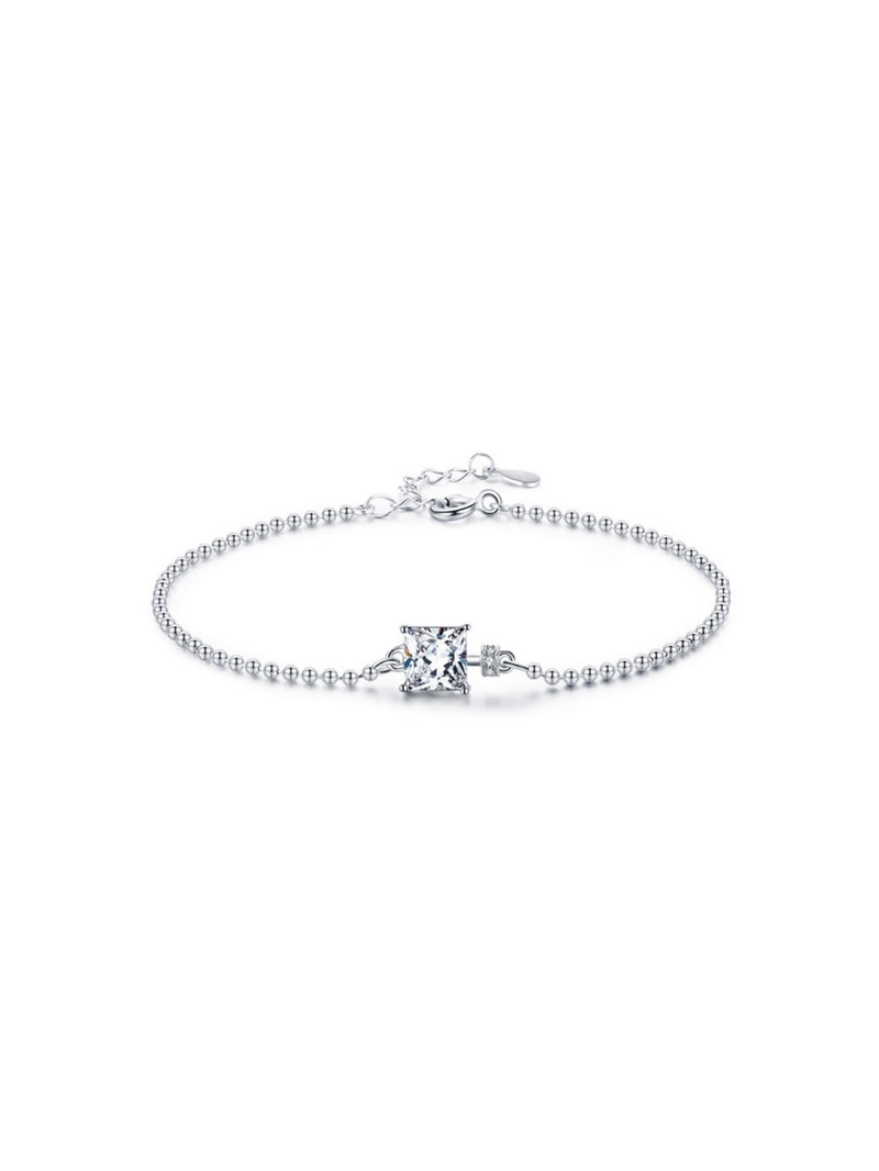 s925 sterling silver - classic zirconia bracelet