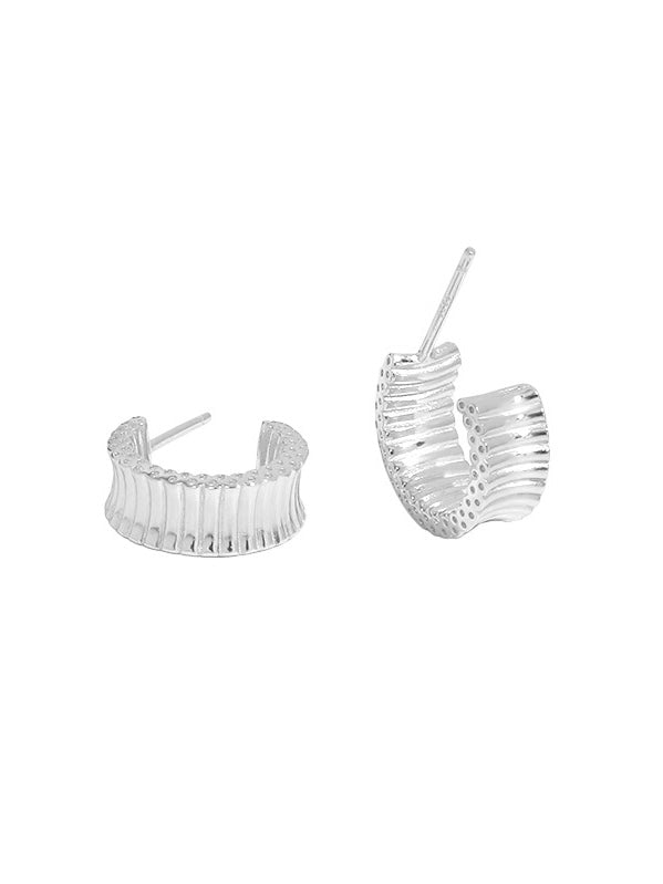 s925 sterling silver - louver layer earring