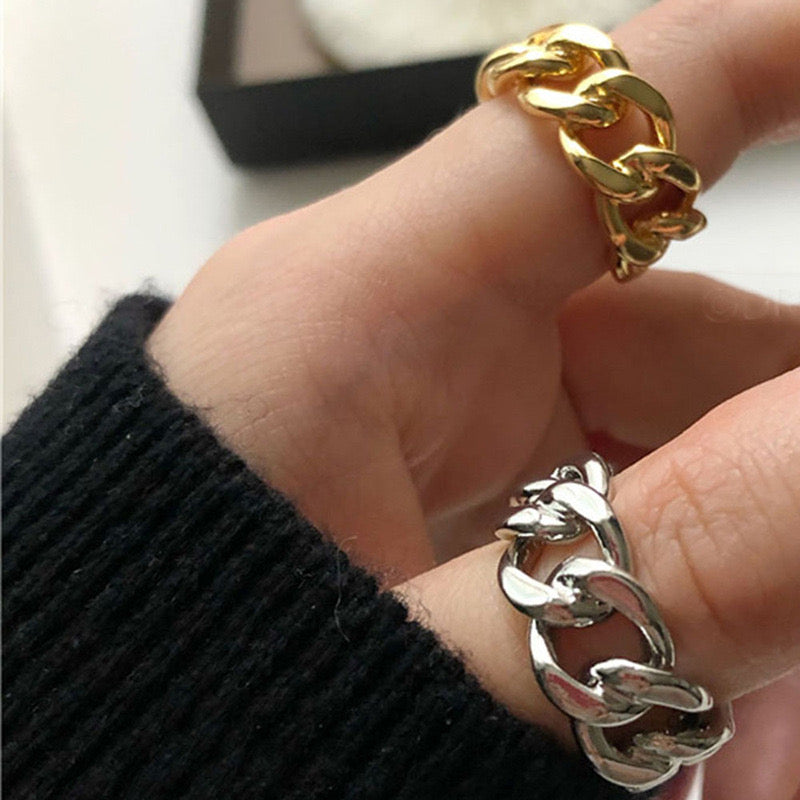 18k gold plated - twist open ring