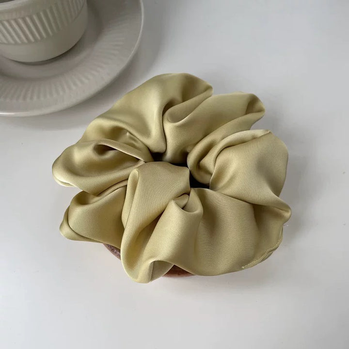 summer collection satin hair scrunchie