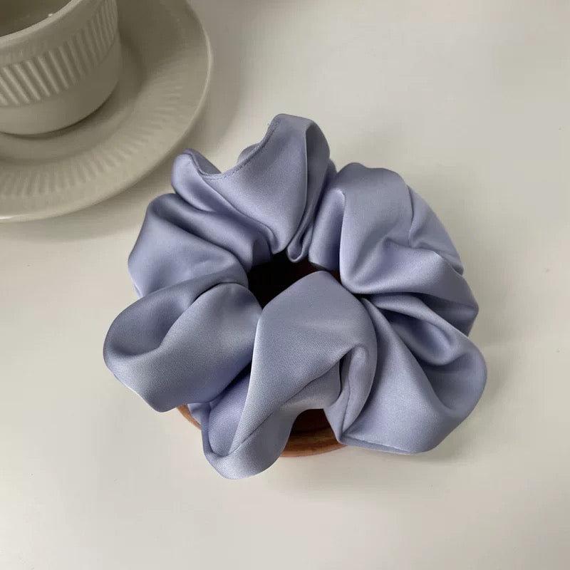 summer collection satin hair scrunchie