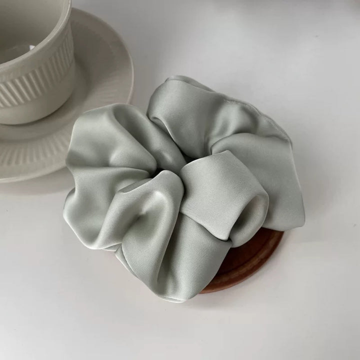 summer collection satin hair scrunchie