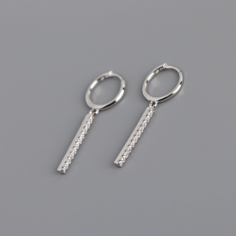 s925 silver earrings the Line