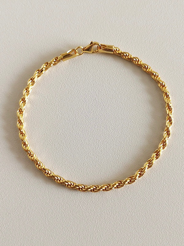 18k gold plated - twist bracelet