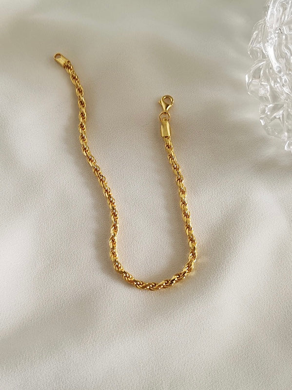 18k gold plated - twist bracelet