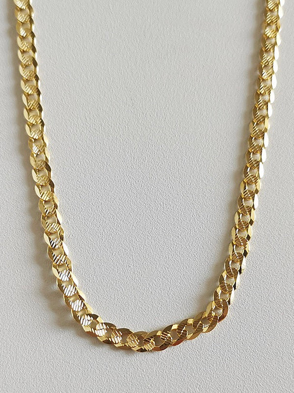 18k gold plated - cuba link chain necklace