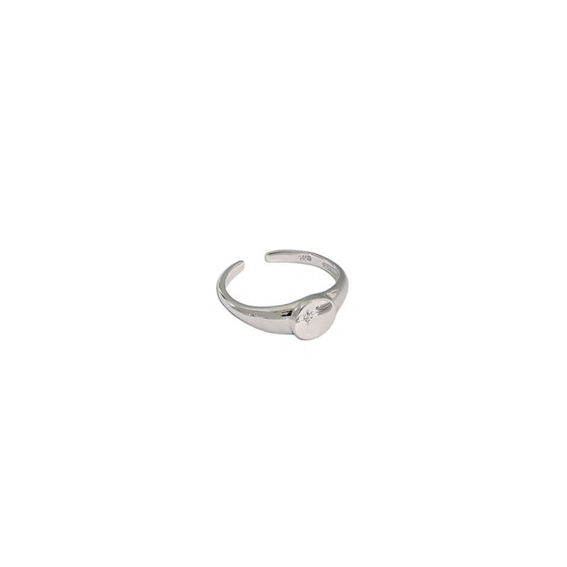 s925 sterling silver ring Lilith 18k gold plated