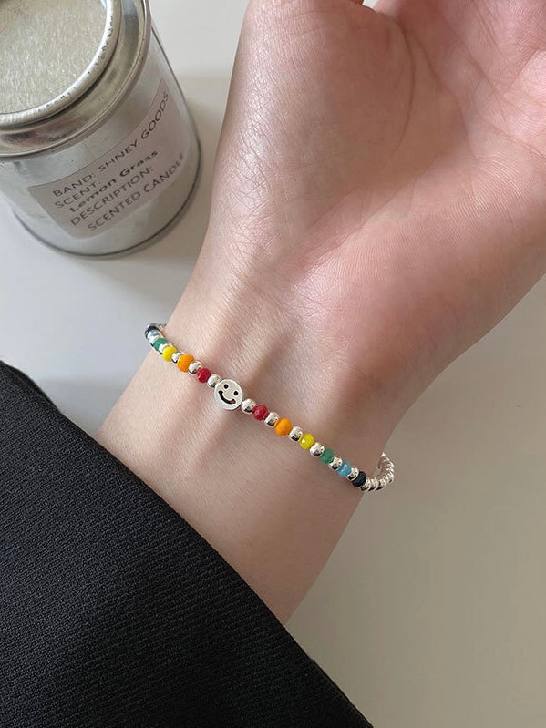 s925 sterling silver - rainbow bracelet