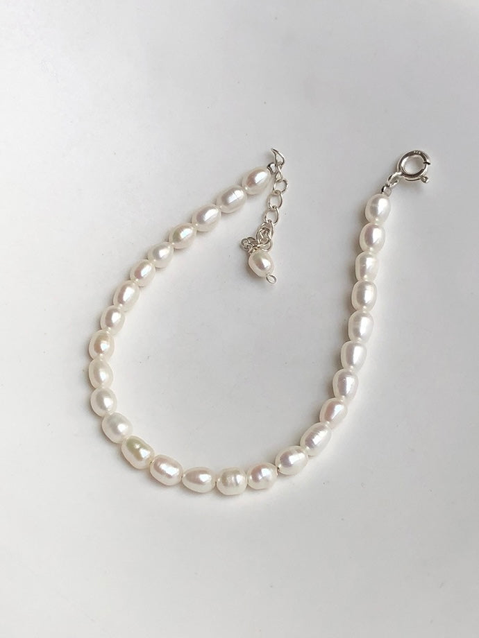 freshwater pearls - bead pearl bracelet