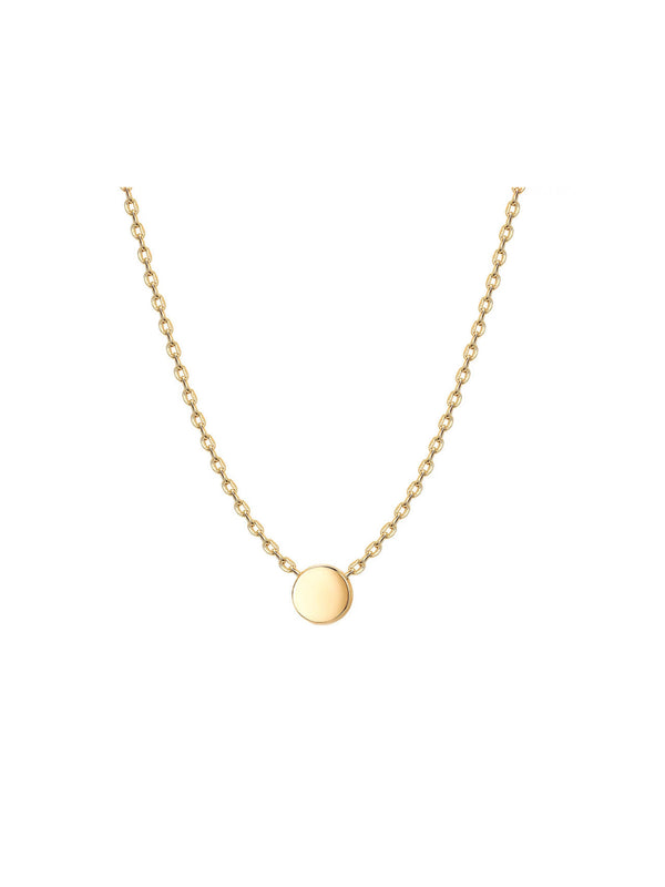 18k gold plated - classic minimal chain necklace