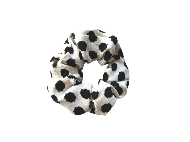 zebra-stripe leopard animal pattern hair scrunchie