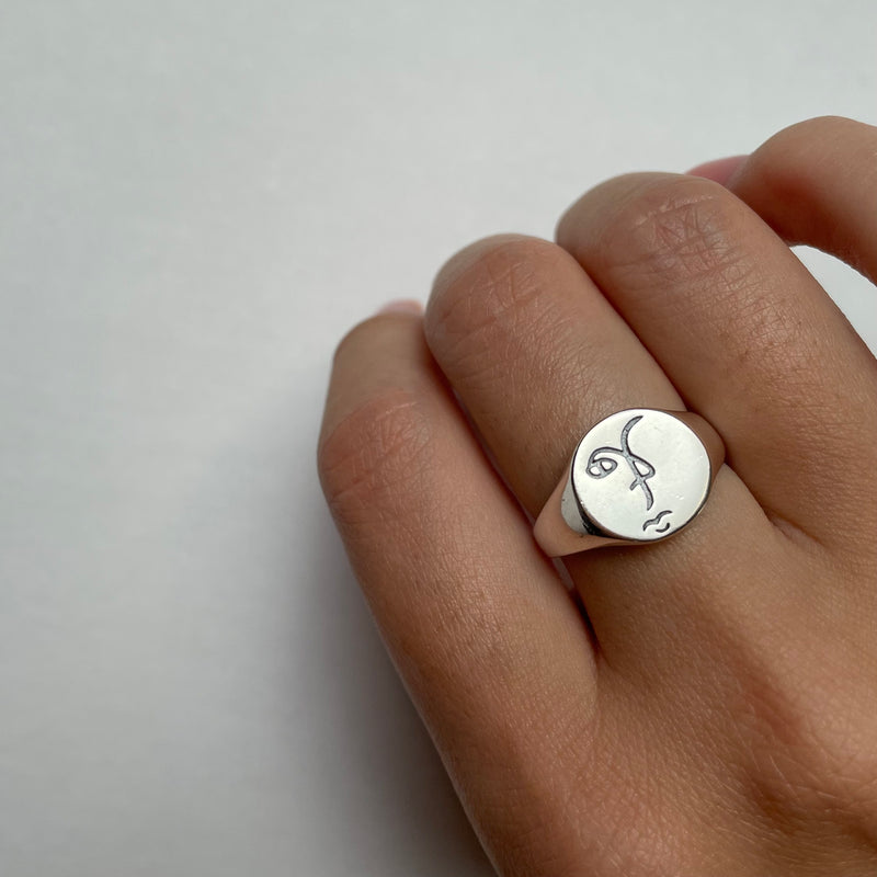 s925 sterling silver ring Aiden X Emma